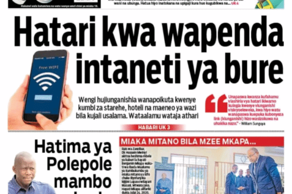 MAGAZETI YA TZ LEO ALH JULY 24,2025…