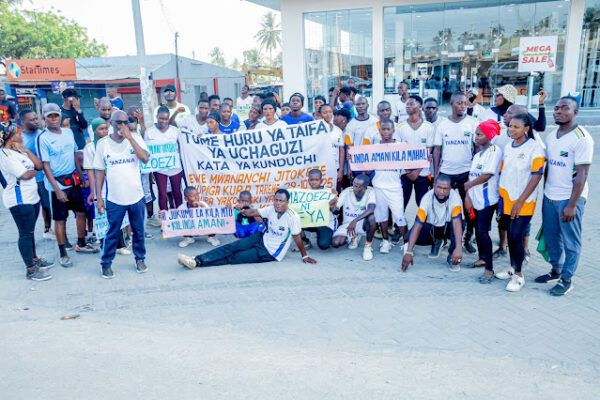 MBAWE JOGGING CLUB YAHAMASISHA USHIRIKI WA KURA NA AMANI
