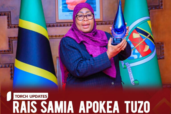 RAIS SAMIA APOKEA TUZO YA MAJI DUNIANI