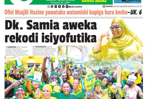 Habari kubwa za Magazeti ya Tanzania leo Oktoba 28, 2025